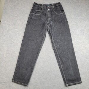 Vintage Guess Jeans Mens 30x30 Pascal Charcoal Gray Tapered Leg Denim USA